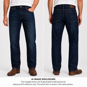 Citizens of Humanity CofH SID Straight Leg Jeans Men's 31x30.5 Dark Wash USA EUC